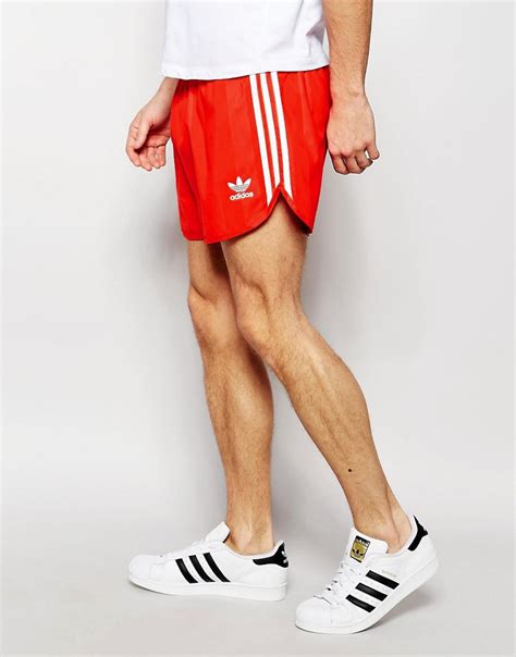 adidas herren shorts orange|adidas men's red shorts.